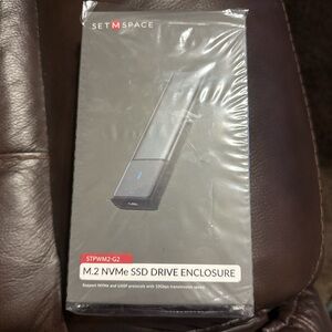 Black M.2 NVMe SSD Enclosure